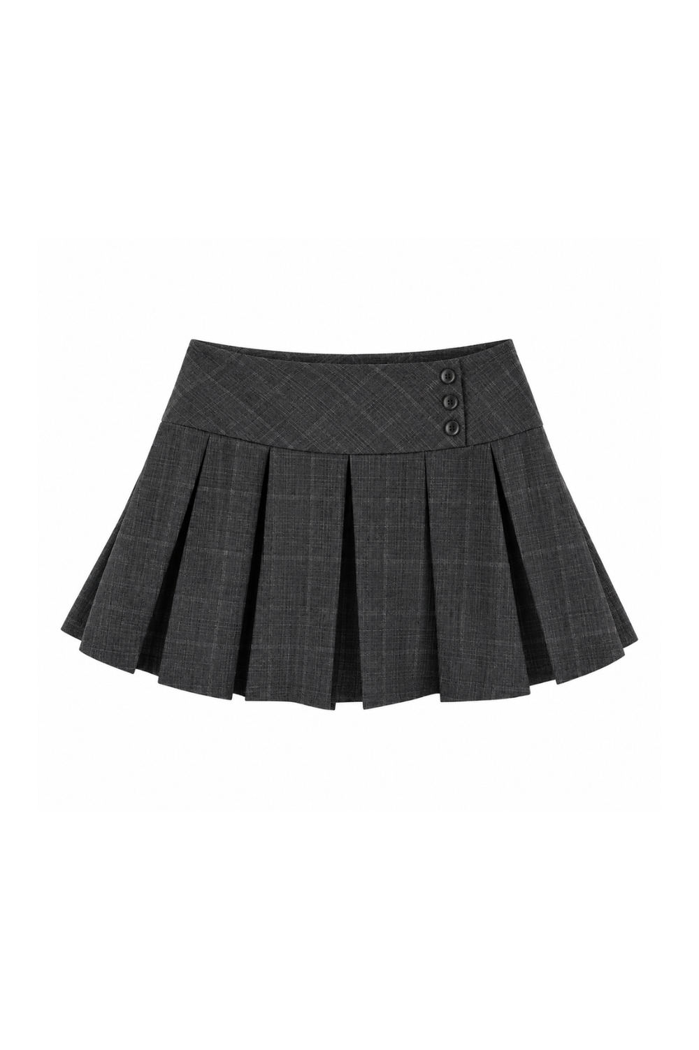 Colette Check Pleats Mini Skirt