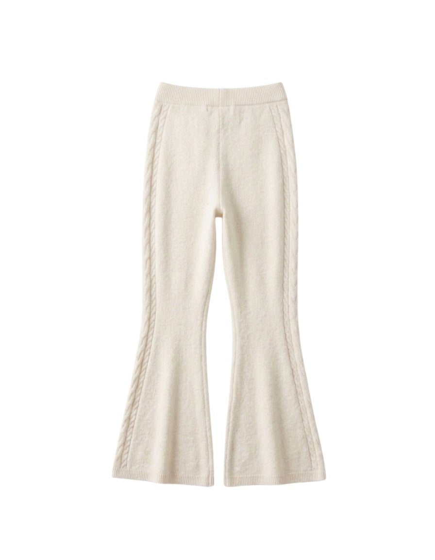 Rose Knit Long Pants