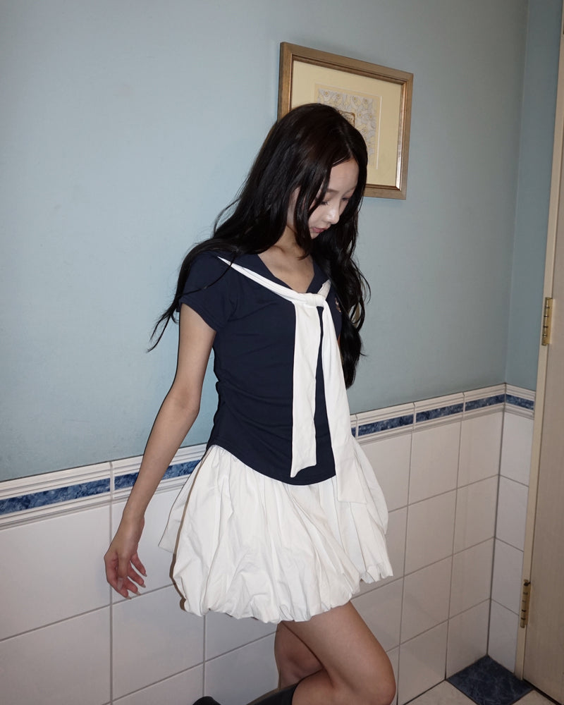 6/6 20:00~ Navy Muse Tops セーラー風トップス RE-10154