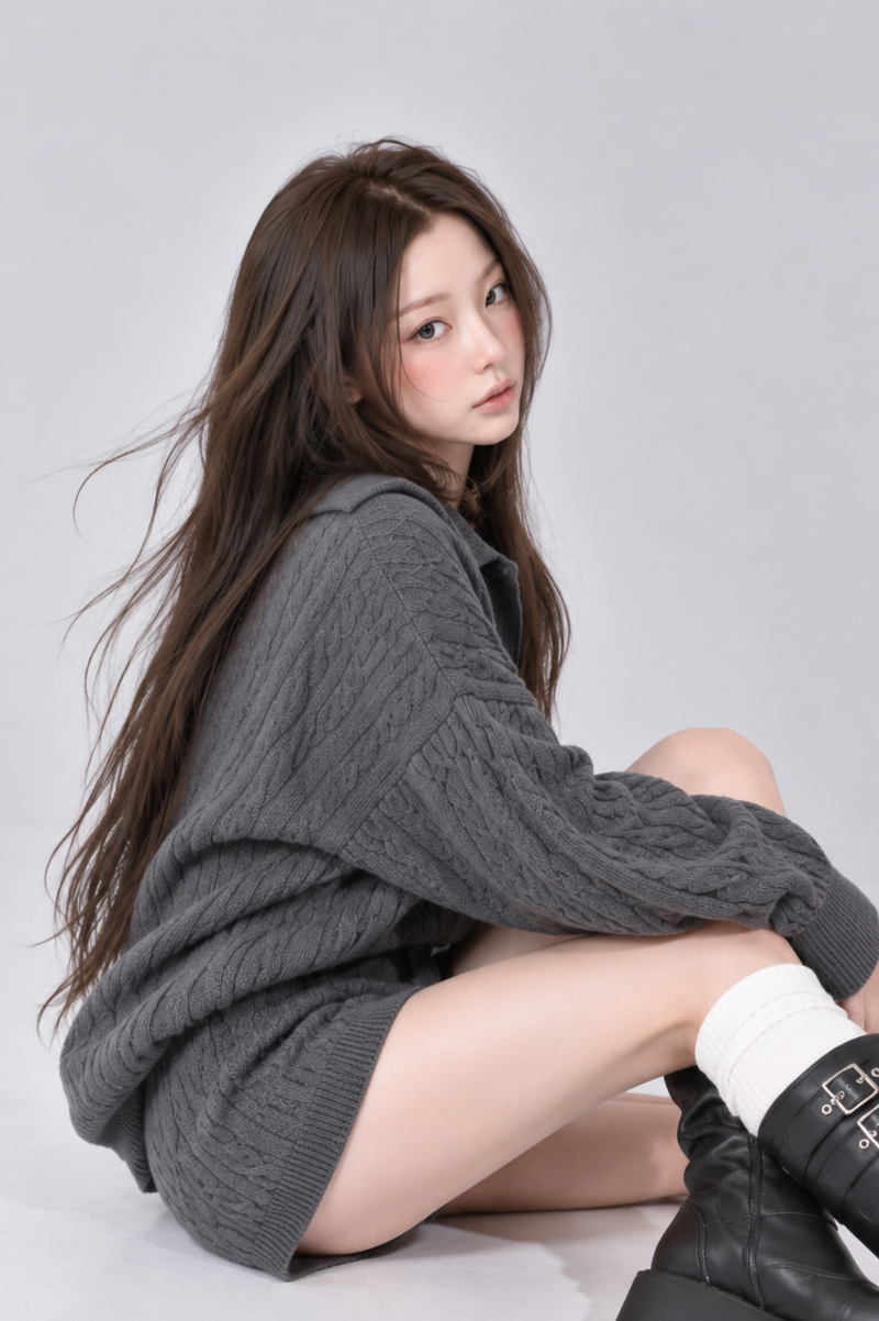 Camille Polo Knit Set-up カミーユポロニットセットアップ RE-10206