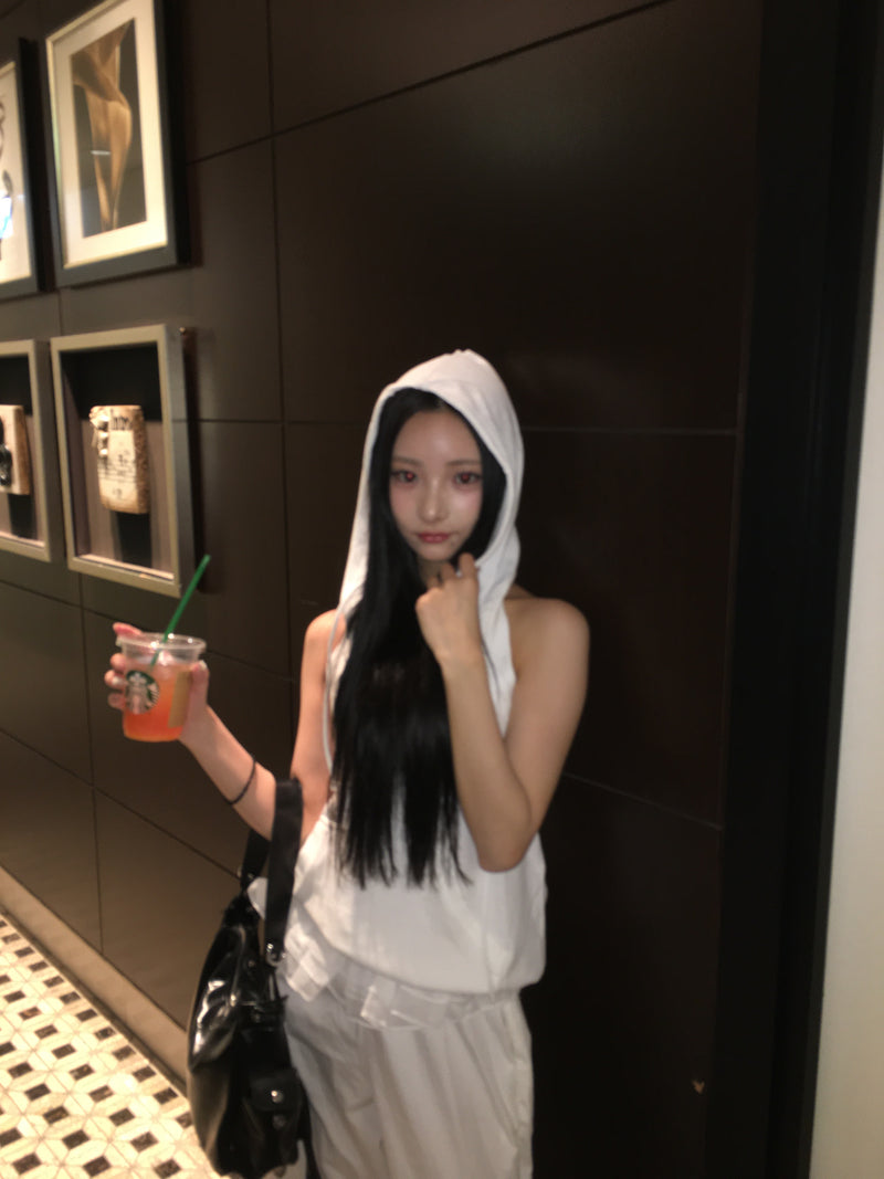 Logo Tanktop Hoodie ロゴタンクトップフーディー RE-10115