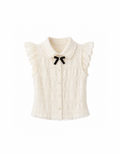 Noir Ribbon Lace Tops ノワールレースタンクトップ RE-10148