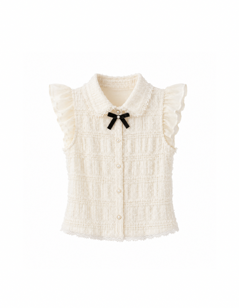 Noir Ribbon Lace Tops ノワールレースタンクトップ RE-10148