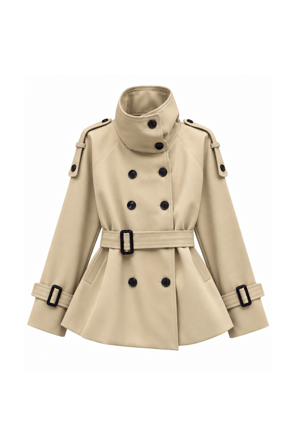 Margot Belted Short Trench