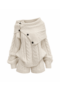 Neige Shawl Knit Set-up ネージュショールニットセットアップ RE-10205