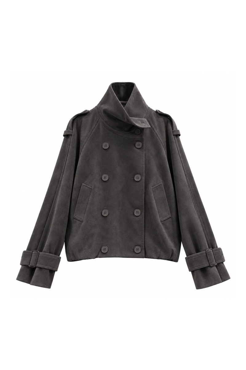 Sépia Suede Short Trench セピアスエードショートトレンチ RE-10208