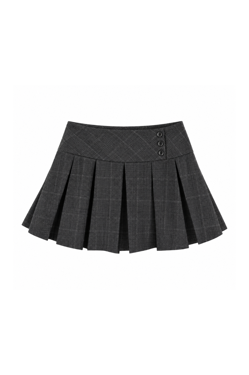 Colette Check Pleats Mini Skirt コレットチェックプリーツミニスカート RE-10213