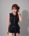 Laguna Buckle Denim Tops ラグーナデニムトップス RE-10194
