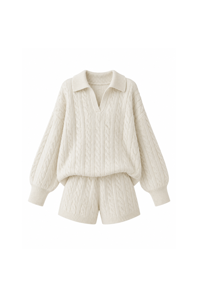 Camille Polo Knit Set-up カミーユポロニットセットアップ RE-10206