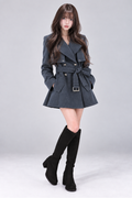 Amélie Flare Belted Trench アメリフレアベルテッドトレンチ RE-10219