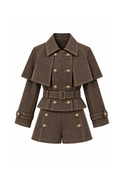 Victoire Cape Trench Set-up ヴィクトワールケープトレンチセットアップ RE-10218