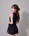 Laguna Buckle Denim Tops ラグーナデニムトップス RE-10194