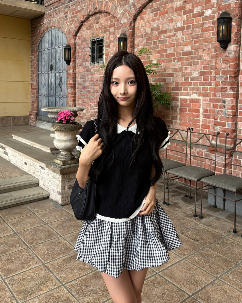 Navy Balloon Skirt ネイビーバルーンスカート RE-10155