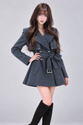 Amélie Flare Belted Trench アメリフレアベルテッドトレンチ RE-10219