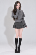 Capucine Cape Layered Knit Tops カプシーヌケープレイヤードニットトップス RE-10214