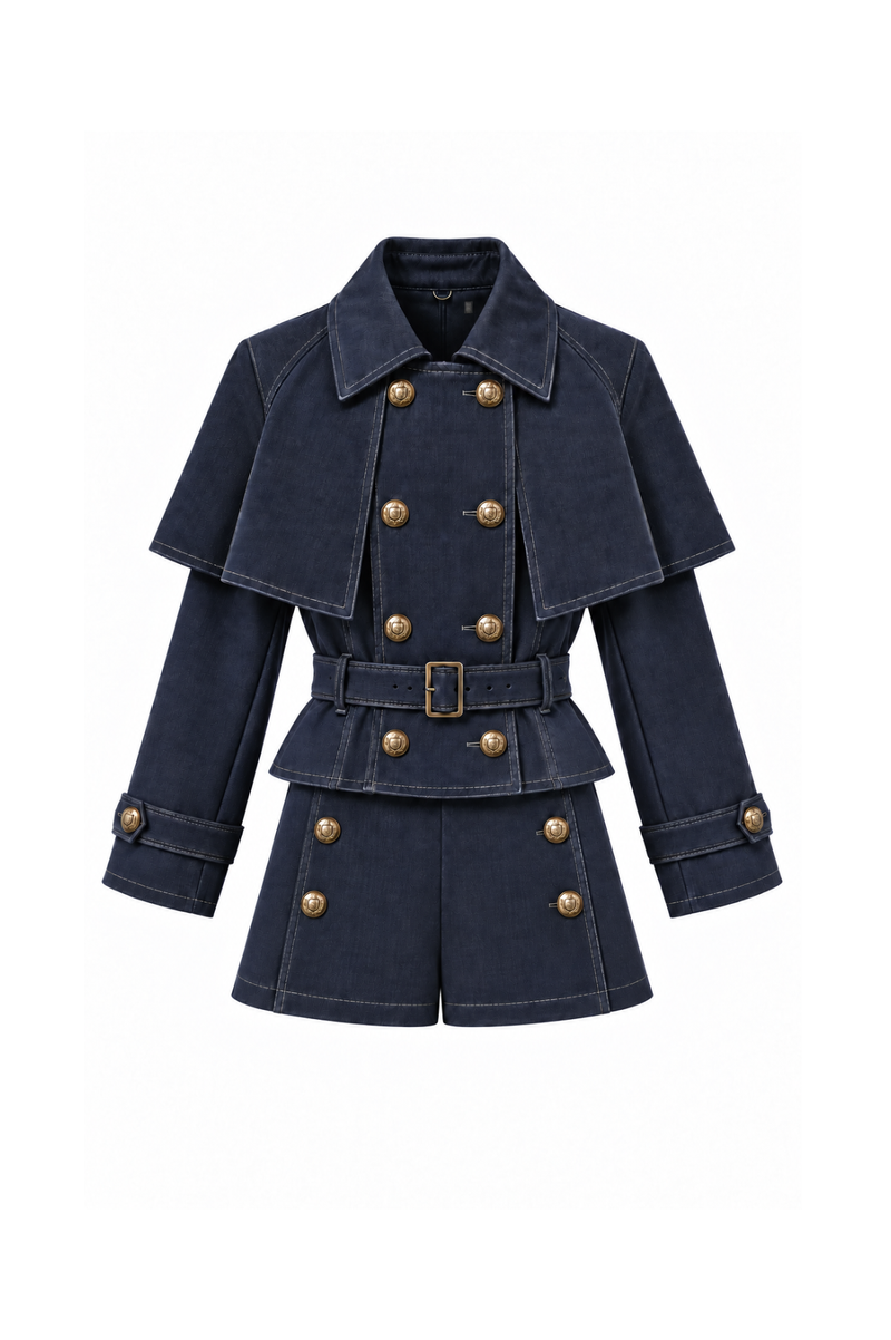 Victoire Cape Trench Set-up ヴィクトワールケープトレンチセットアップ RE-10218