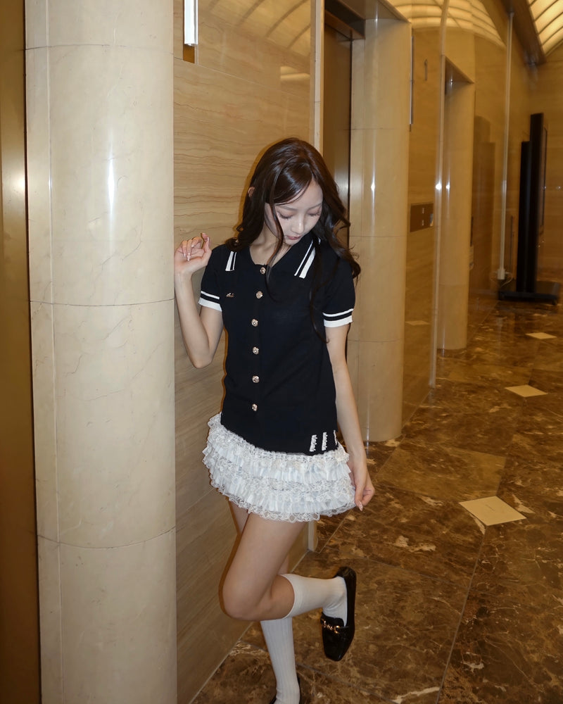 Sweet Polo Tops スウィートポロトップスRE-10135