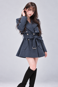 Amélie Flare Belted Trench アメリフレアベルテッドトレンチ RE-10219