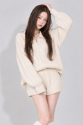 Camille Polo Knit Set-up カミーユポロニットセットアップ RE-10206
