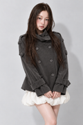 Sépia Suede Short Trench セピアスエードショートトレンチ RE-10208