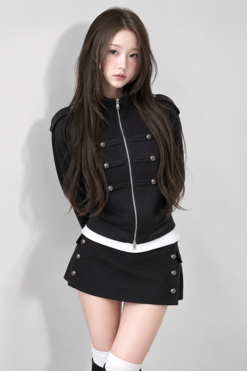Napoleon Mini Skirt Set-up ナポレオンミニスカートセットアップ RE-10210
