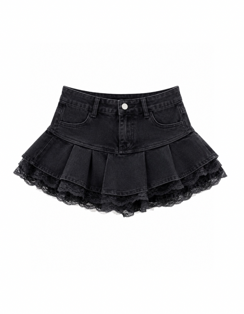 Plumeria Tiered SkirtプルメリアトレードスカートRE-10172