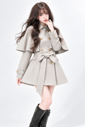 Lumière Cape Short Trench リュミエールケープショートトレンチ RE-10220
