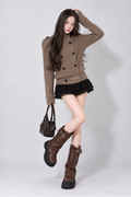 Cannelle Retro Highneck Knit カネルレトロハイネックニット RE-10207