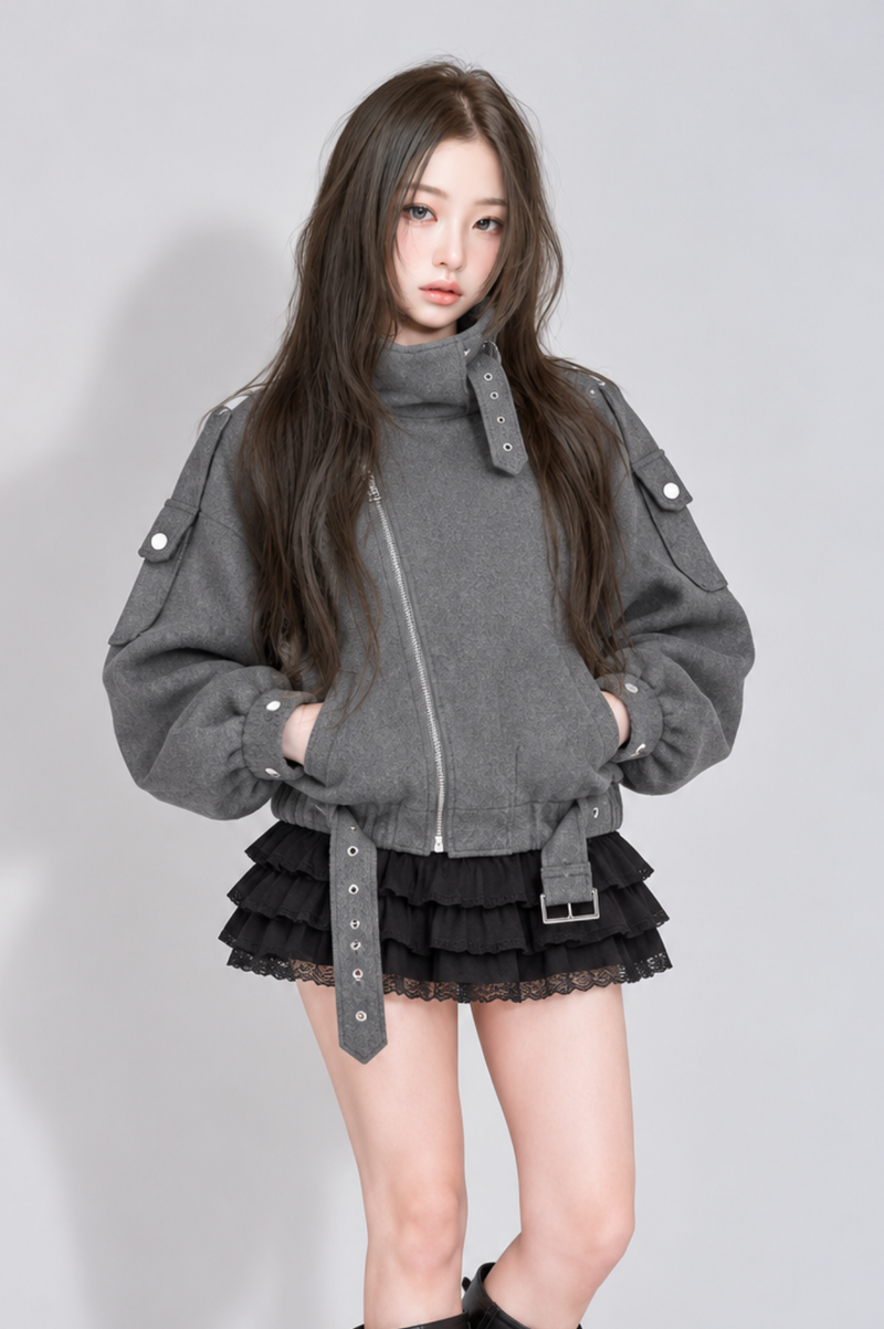 Cendre Oversized Riders Jacket サンドルオーバーライダースジャケット RE-10216