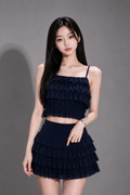 【予約販売】Navy Muse Frill Set-up ネイビーフリルセットアップ RE-10193