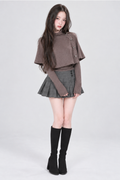 Capucine Cape Layered Knit Tops カプシーヌケープレイヤードニットトップス RE-10214