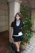 Lace Layer Pleated Skirt レースプリーツスカート RE-10140