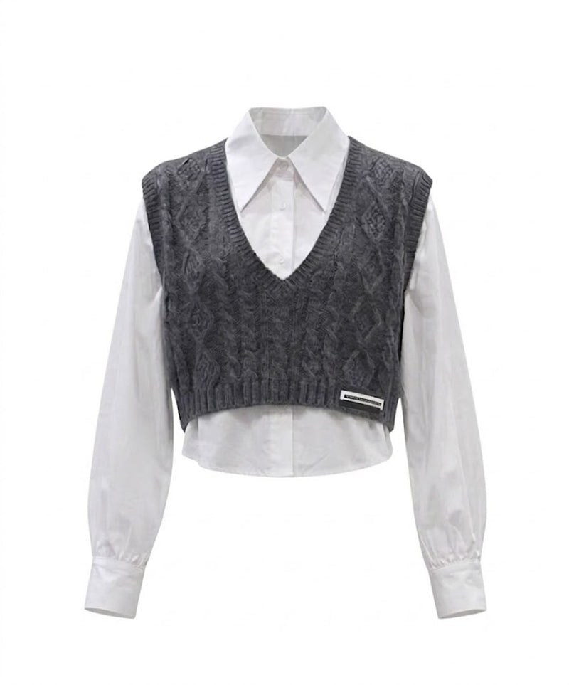 Dolly Shirts Knit フェアリーベストニット RE-10108