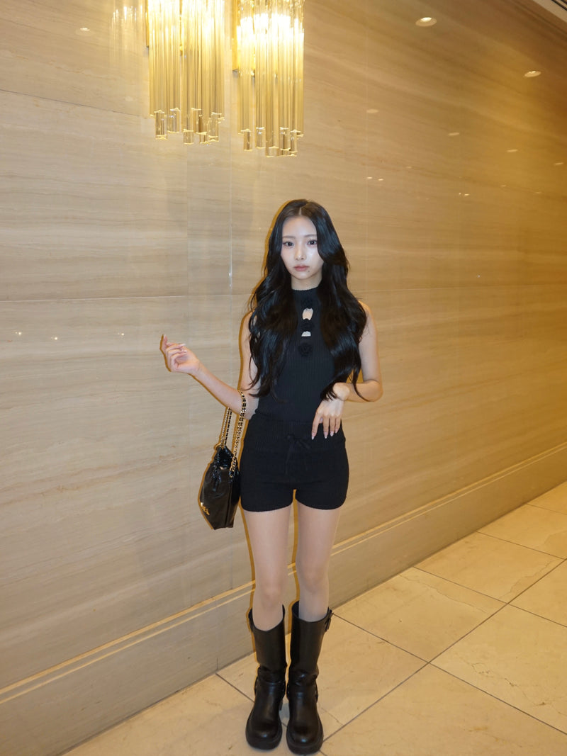 Rose Button Knit Vest ロゼボタンニットベスト RE-10117