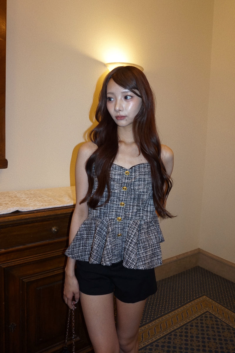 Maison Bustier ツイードビスチェ RE-10151