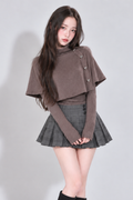 Capucine Cape Layered Knit Tops カプシーヌケープレイヤードニットトップス RE-10214