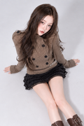 Cannelle Retro Highneck Knit カネルレトロハイネックニット RE-10207