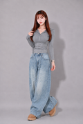 Étoile Bijou Wide Denim エトワールビジューデニム RE-10196