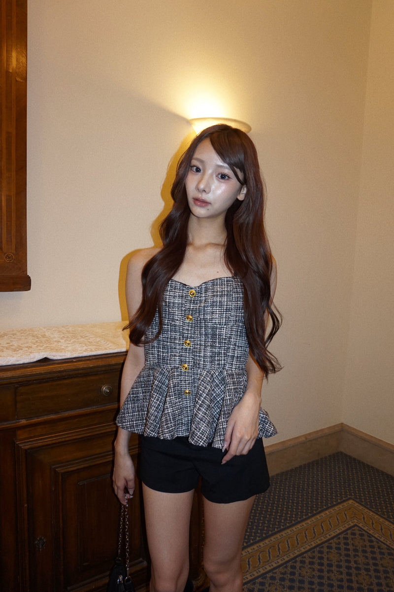 Maison Bustier ツイードビスチェ RE-10151