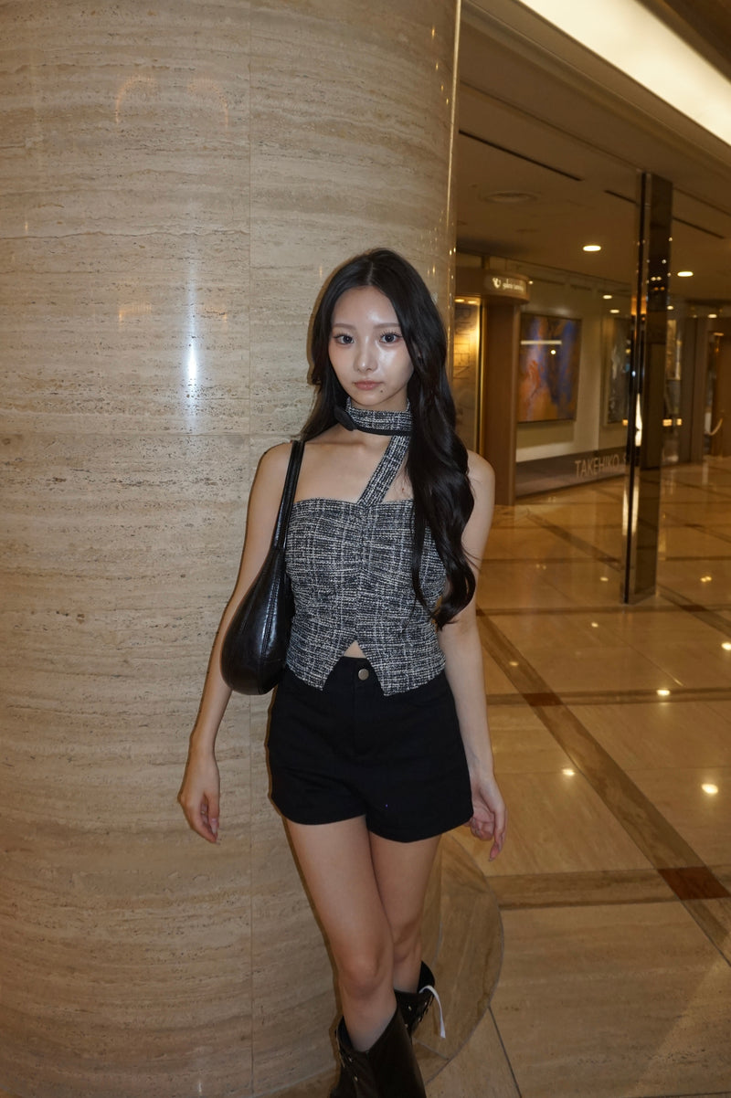 6/20 20:00~ Camellia Tweed Top キャメリアツイードトップス RE-10165