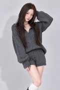 Camille Polo Knit Set-up カミーユポロニットセットアップ RE-10206