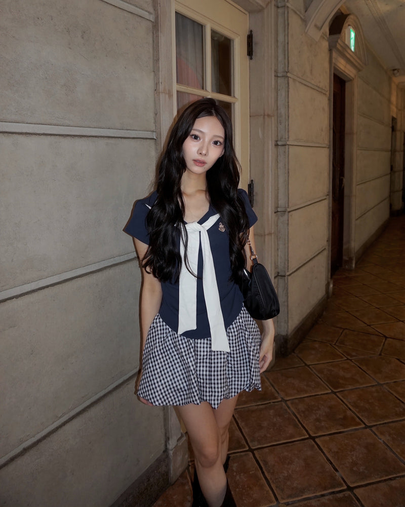 6/6 20:00~ Navy Balloon Skirt ネイビーバルーンスカート RE-10155