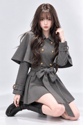 Lumière Cape Short Trench リュミエールケープショートトレンチ RE-10220
