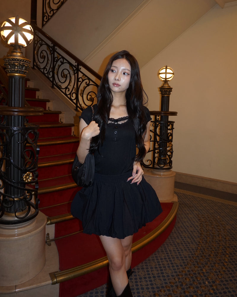 6/6 20:00~Dot Tulle Mood Tops ドットチュールトップス RE-10153