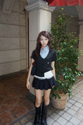 Lace Layer Pleated Skirt レースプリーツスカート RE-10140