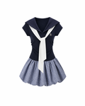 6/6 20:00~ Navy Balloon Skirt ネイビーバルーンスカート RE-10155