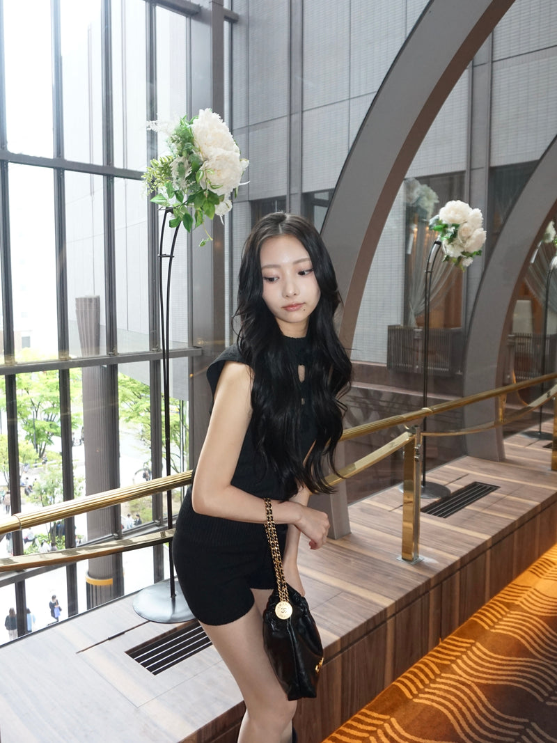 Rose Button Knit Vest ロゼボタンニットベスト RE-10117