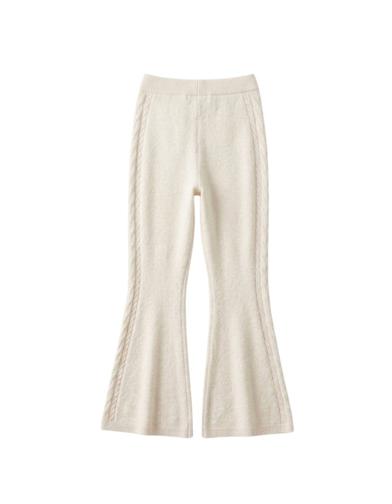 Rose Knit Long Pants
